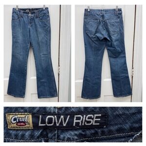 Cruel‎ Girl low rise western wear boot cut denim jeans women's 3 regular
